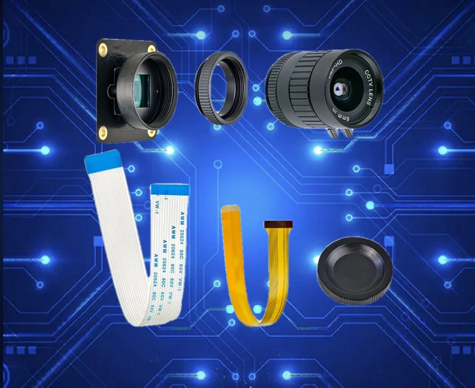 Raspberry Pi Global Shutter Camera 5/4B/3B+ 1080P IMX296