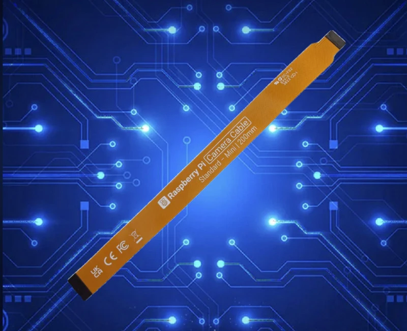 The Camera Adapter Cable Is 200mm Long and Is Suitable for PI5